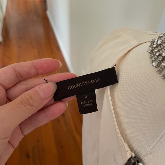 Vintage 100% silk country road dress - Picture 6 of 8